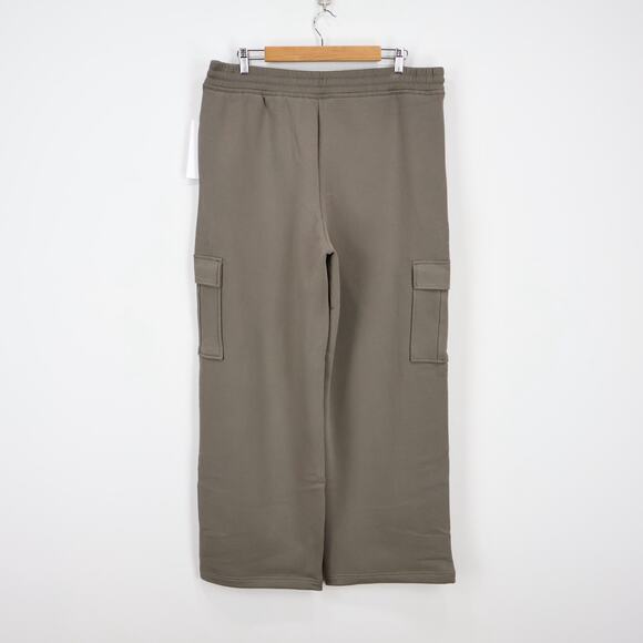 Athleta Easy Fleece Straight Leg Cargo Pant Mineral Size Large NWT - Picture 8 of 9